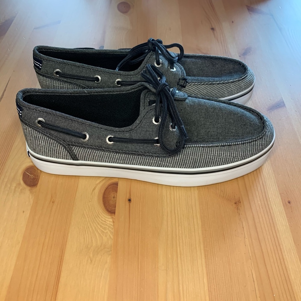 Nautica Men’s SPINNAKER Boat Shoes Gray